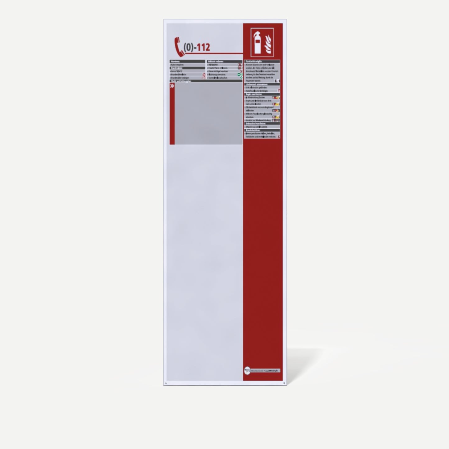 ASi-Board, Erste Hilfe (65 cm Breite)