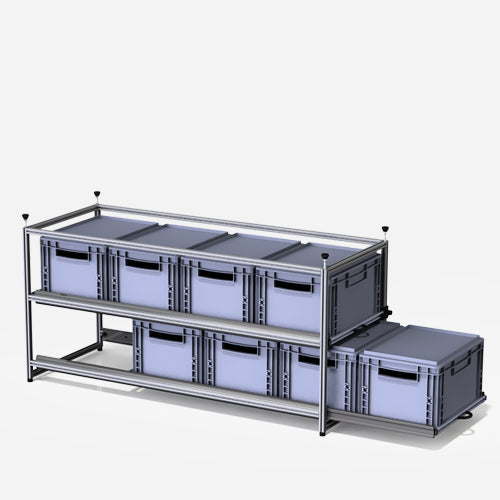 Regalsystem (LxBxH) 123 x 49 x 64 cm