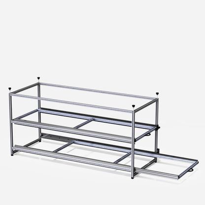 Regalsystem (LxBxH) 123 x 49 x 64 cm ohne Boxen