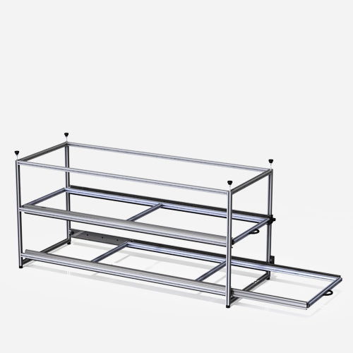 Regalsystem (LxBxH) 123 x 49 x 64 cm ohne Boxen