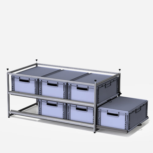 Regalsystem (LxBxH) 123 x 69 x 64 cm