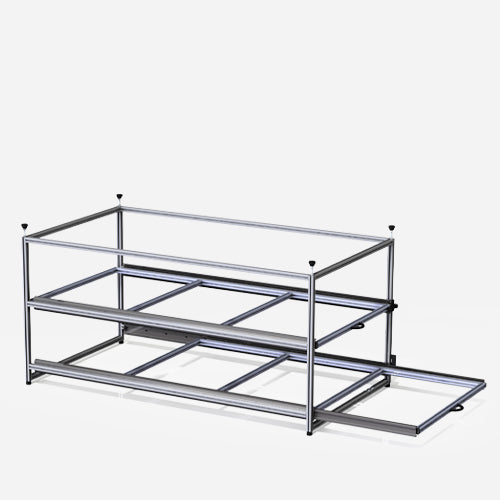 Regalsystem (LxBxH) 123 x 69 x 64 cm ohne Boxen