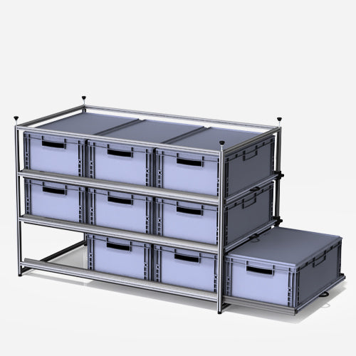Regalsystem (LxBxH) 123 x 69 x 124 cm