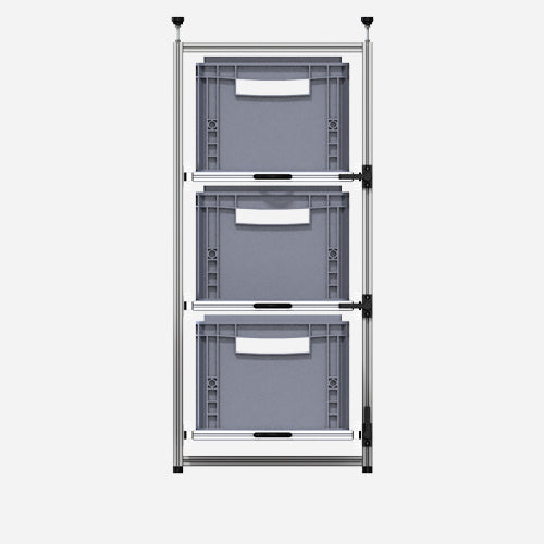 Regalsystem (LxBxH) 123 x 39 x 120 cm ohne Boxen