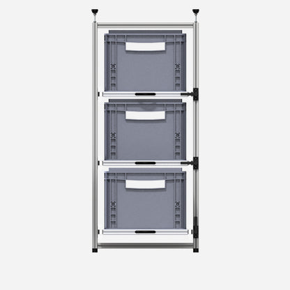 Regalsystem (LxBxH) 123 x 39 x 120 cm ohne Boxen