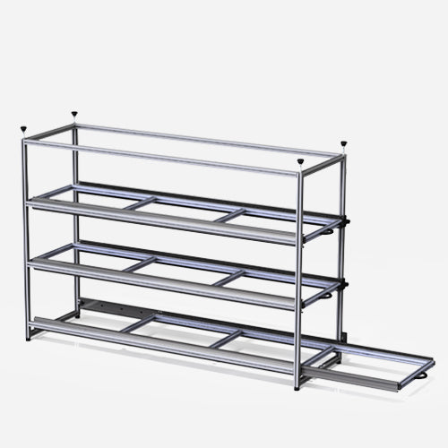 Regalsystem (LxBxH) 123 x 39 x 120 cm ohne Boxen