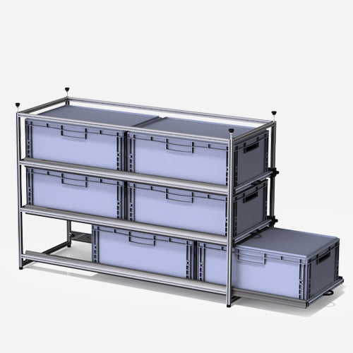 Regalsystem (LxBxH) 123 x 49 x 120 cm